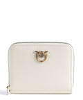 Pinko Taylor Wallet bianco seta/antique gold