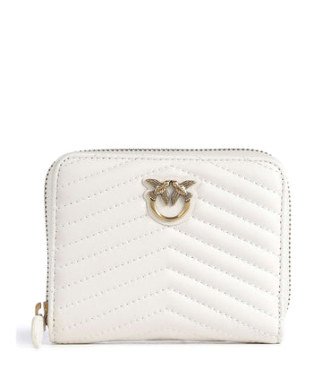 Pinko Taylor Plånbok bianco seta/antique gold
