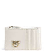 Pinko Airone Korthållare bianco seta/antique gold