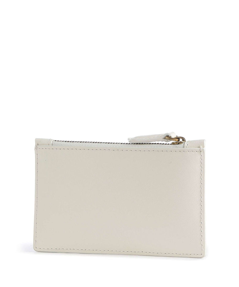 Pinko Airone Credit card holder bianco seta/antique gold