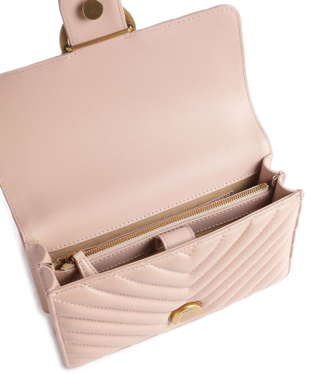 Pinko Love One Mini Shoulder bag cipria/antique gold