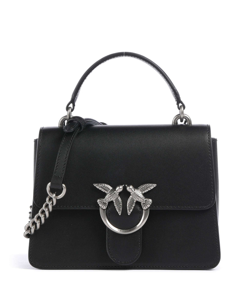 Pinko Love One Mini Handbag nero/old silver