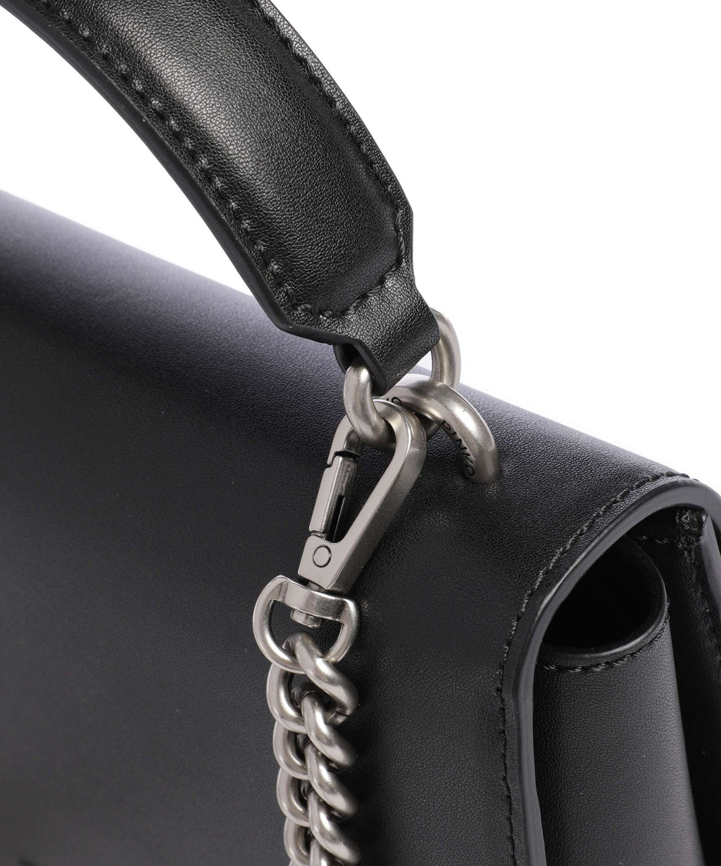 Pinko Love One Mini Crossbody bag nero/old silver