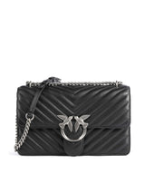 Pinko Love One Classic Axelremsväska nero/old silver