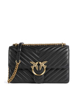 Pinko Love One Classic Axelremsväska nero/antique gold