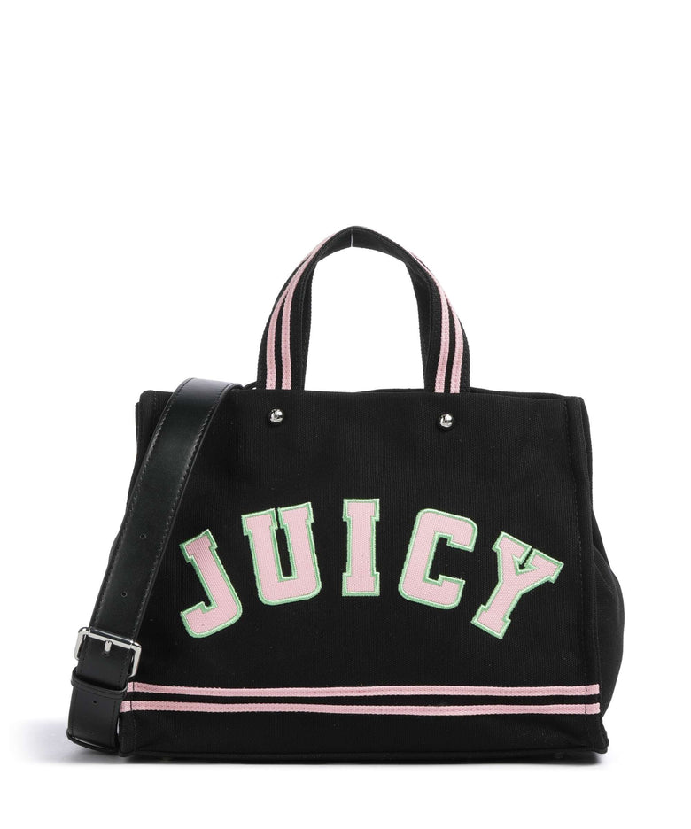 Juicy Couture Iris Patch Canvas M Handbag black/juicy pink