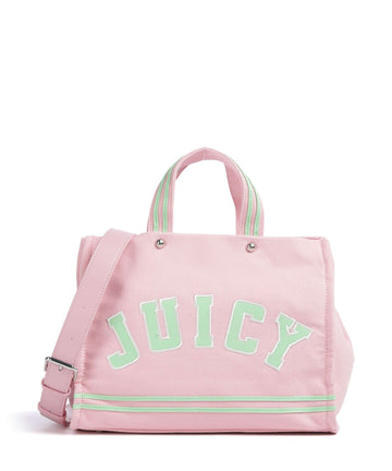 Juicy Couture Iris Patch Canvas M Handväskor juicy pink/summer green