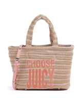 Juicy Couture Nora Straw S Handväskor peach pink