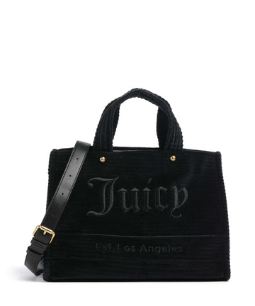 Juicy Couture Iris Velvet M Handväskor black
