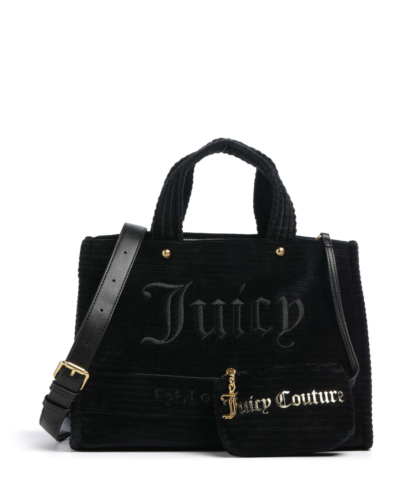 Juicy Couture Iris Velvet M Handbag black