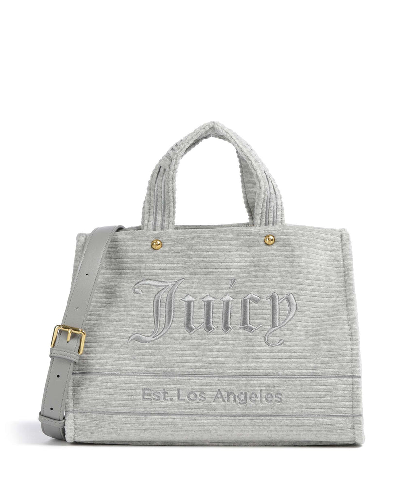 Juicy Couture Iris Velvet M Handbag silver marl