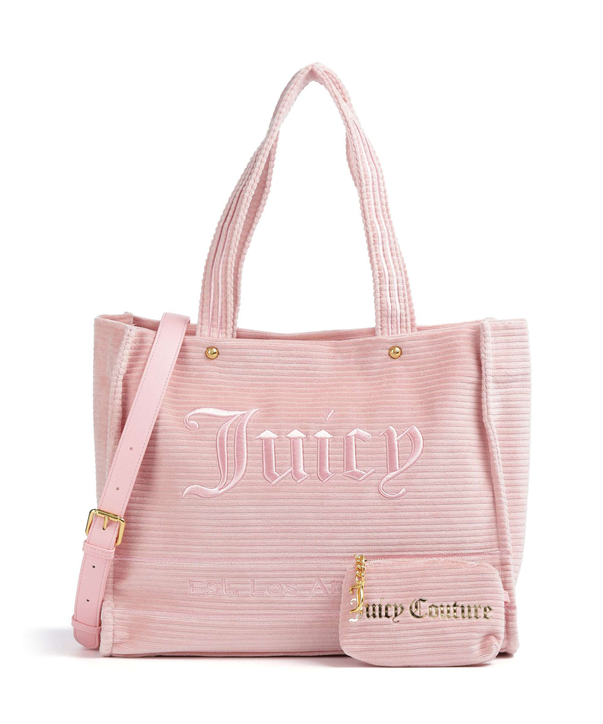 Juicy Couture Iris Velvet L Tote bag juicy pink