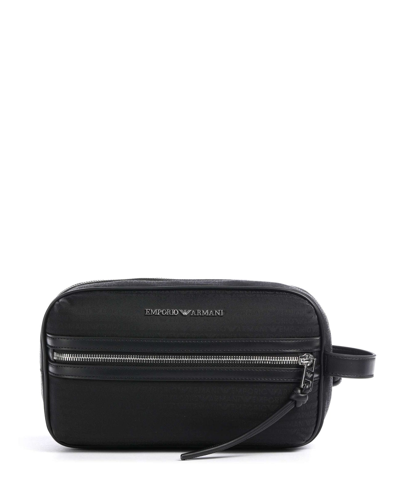 Emporio Armani Monogram Toiletry bag black beauty