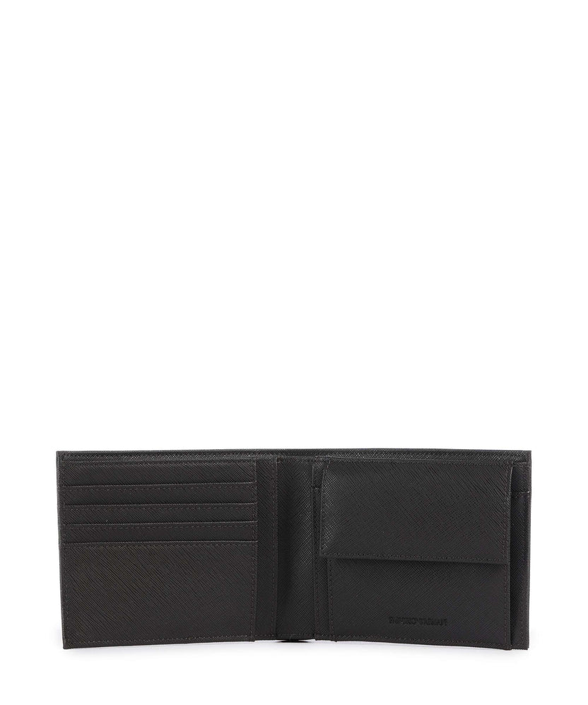 Emporio Armani Saffiano Animation Wallet ebony