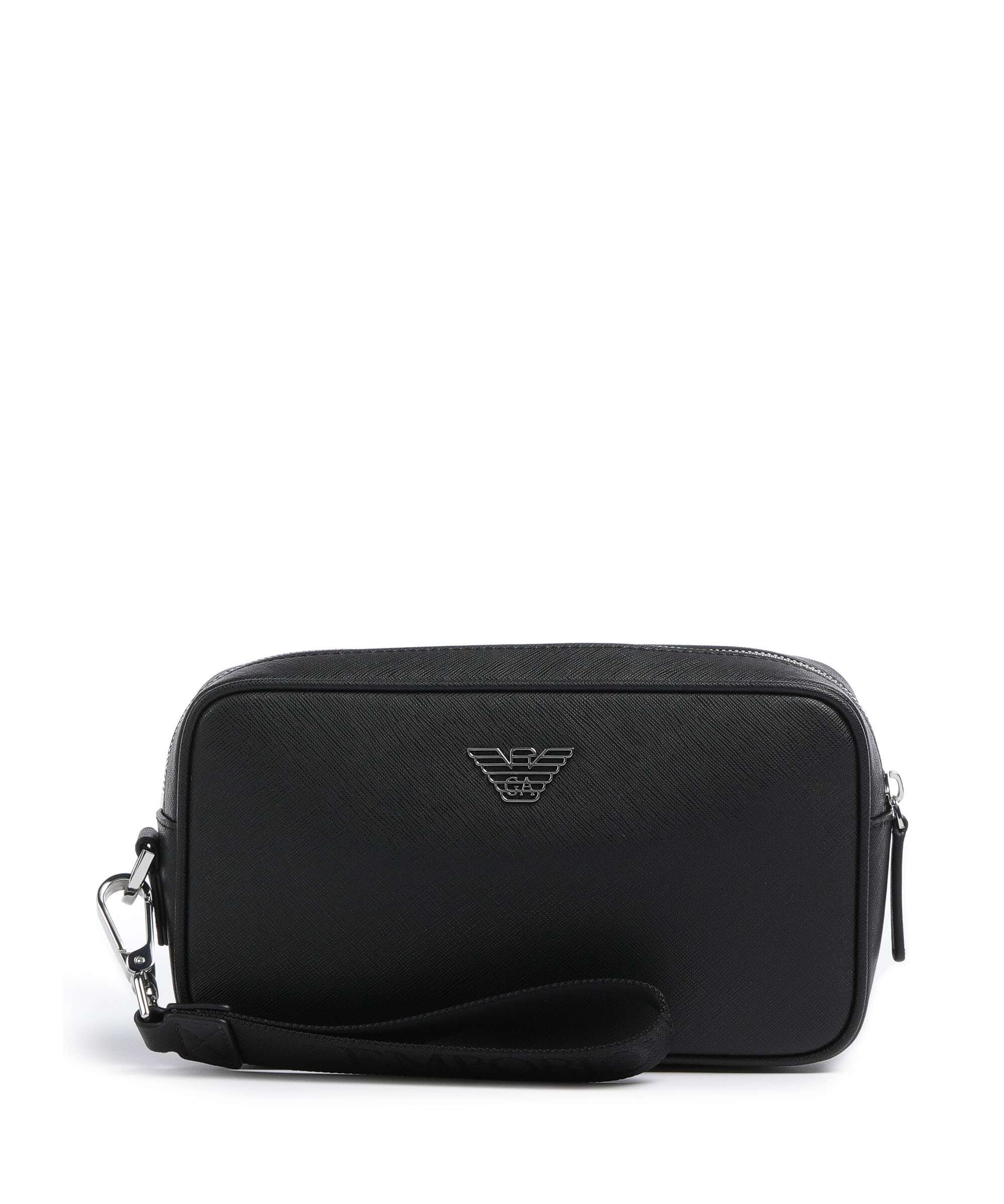Emporio Armani Business Regenerated Toiletry bag black 