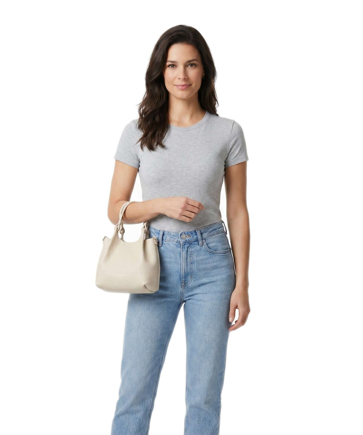Gianni Chiarini Dua S Handbag alabaster