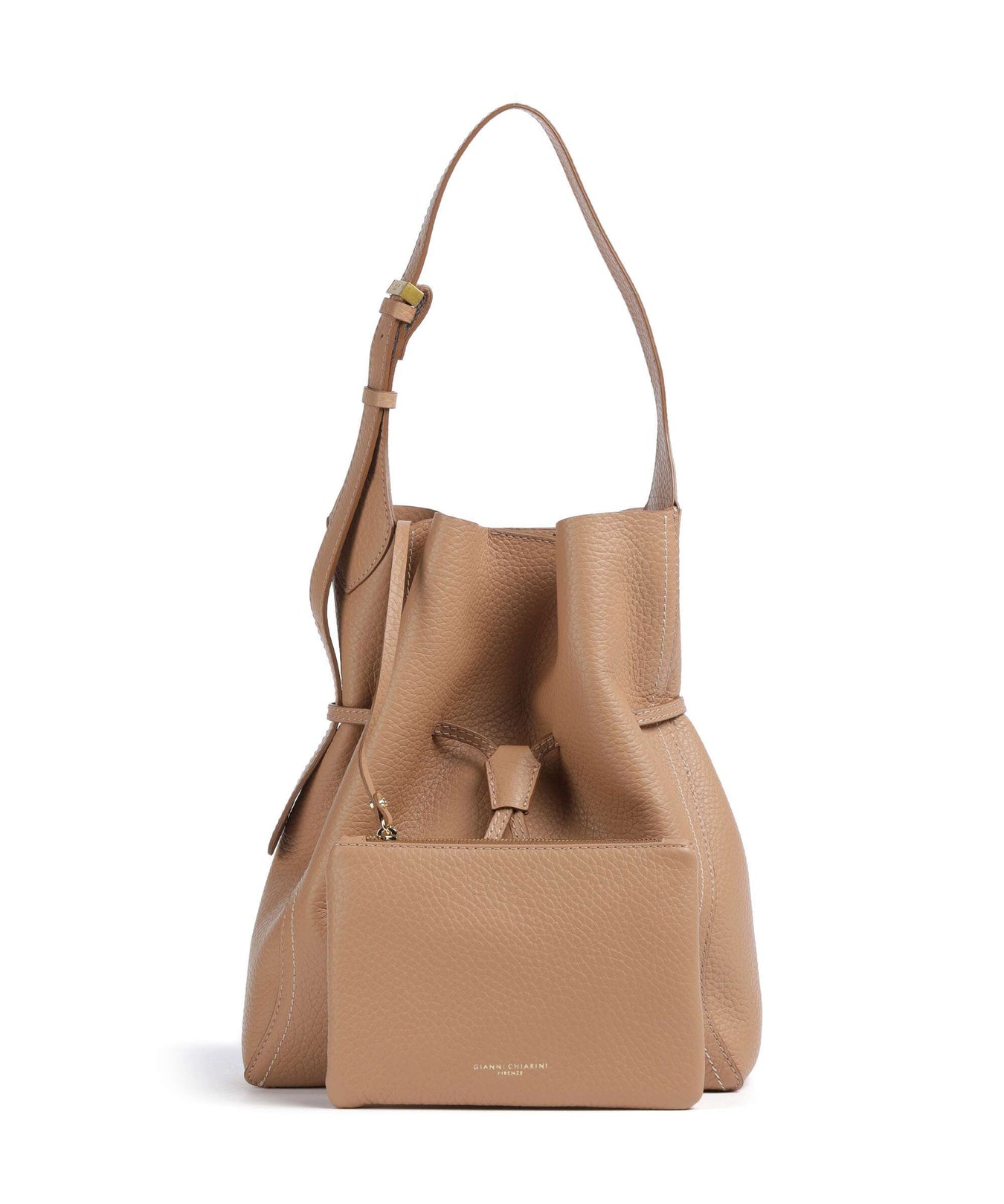 Gianni Chiarini Sienna Bucket bag clay