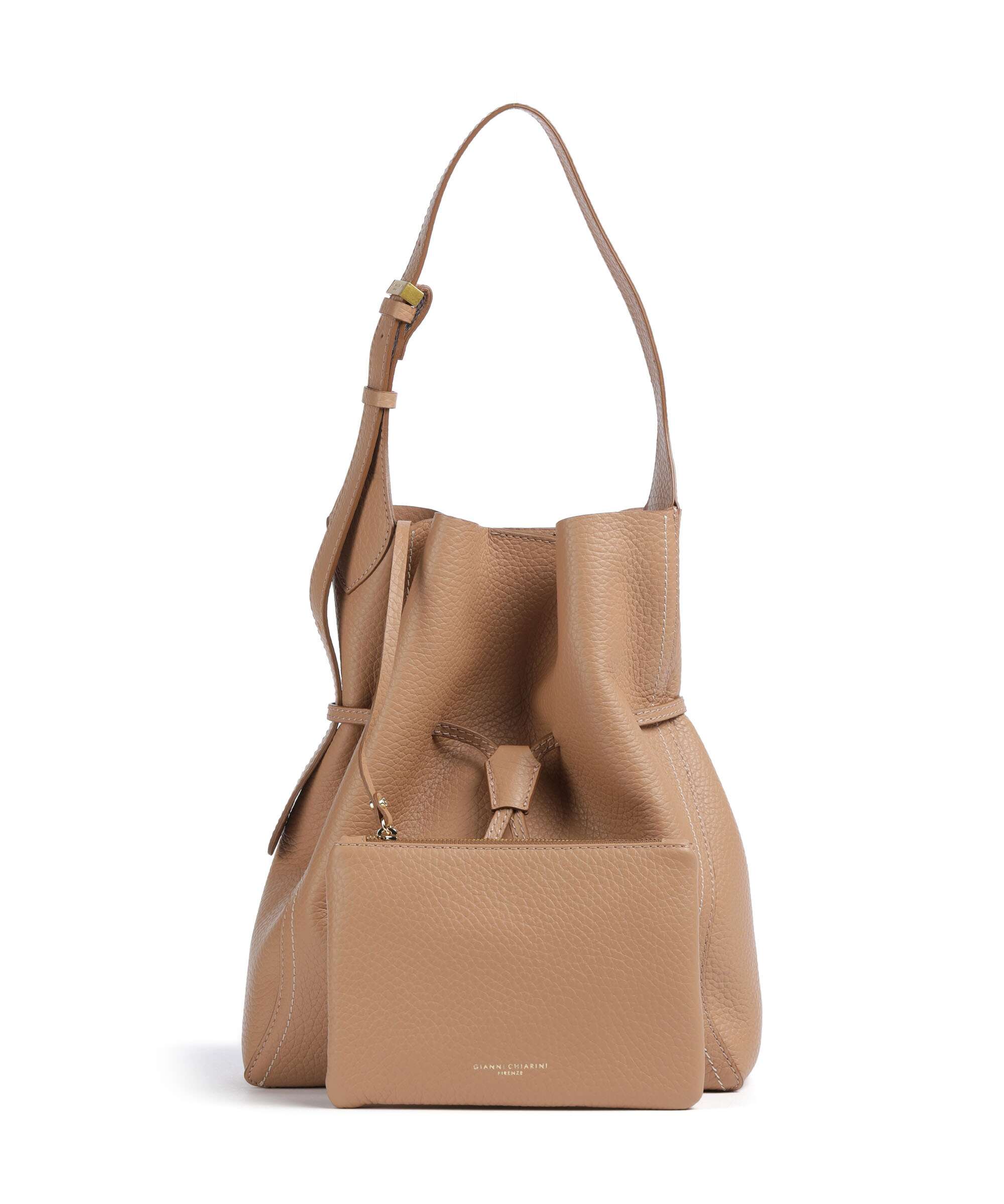 Gianni Chiarini Sienna Bucket bag clay