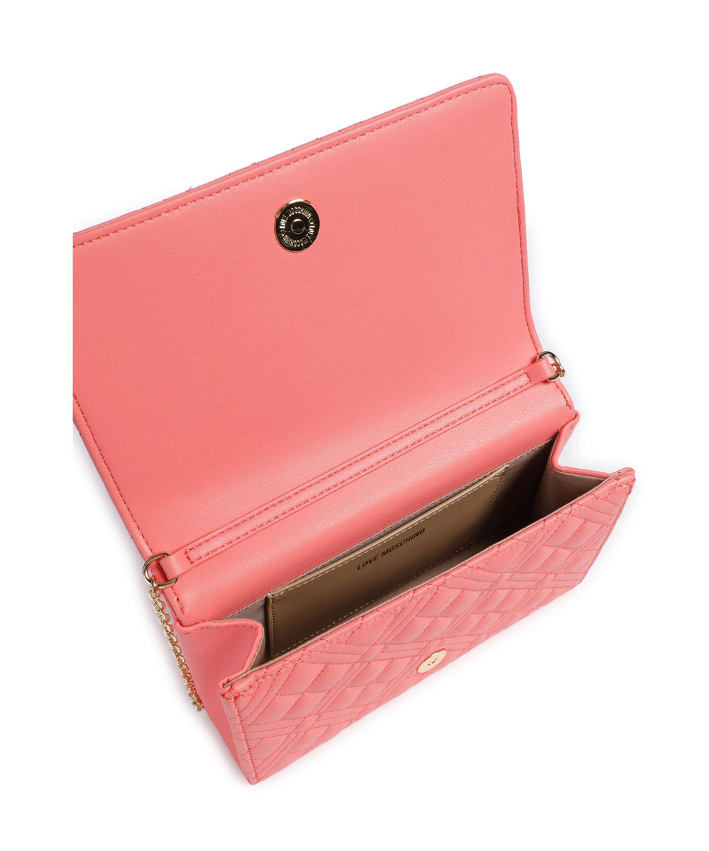 Love Moschino Smart Daily Crossbody bag coral