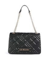 Love Moschino Quilted Axelremsväska nero