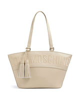 Love Moschino Item Cabas Shoppingväska beige