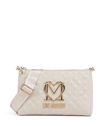 Love Moschino Allure Crossover väska avorio