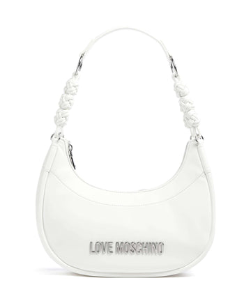 Love Moschino Tender Axelremsväska bianco