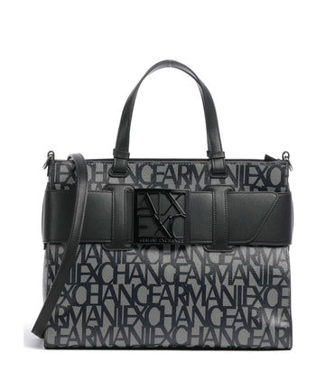 Armani Exchange Susie Handväskor beige/black