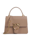 Pinko Love One Mini Crossover väska biscotto zenzero/antique gold