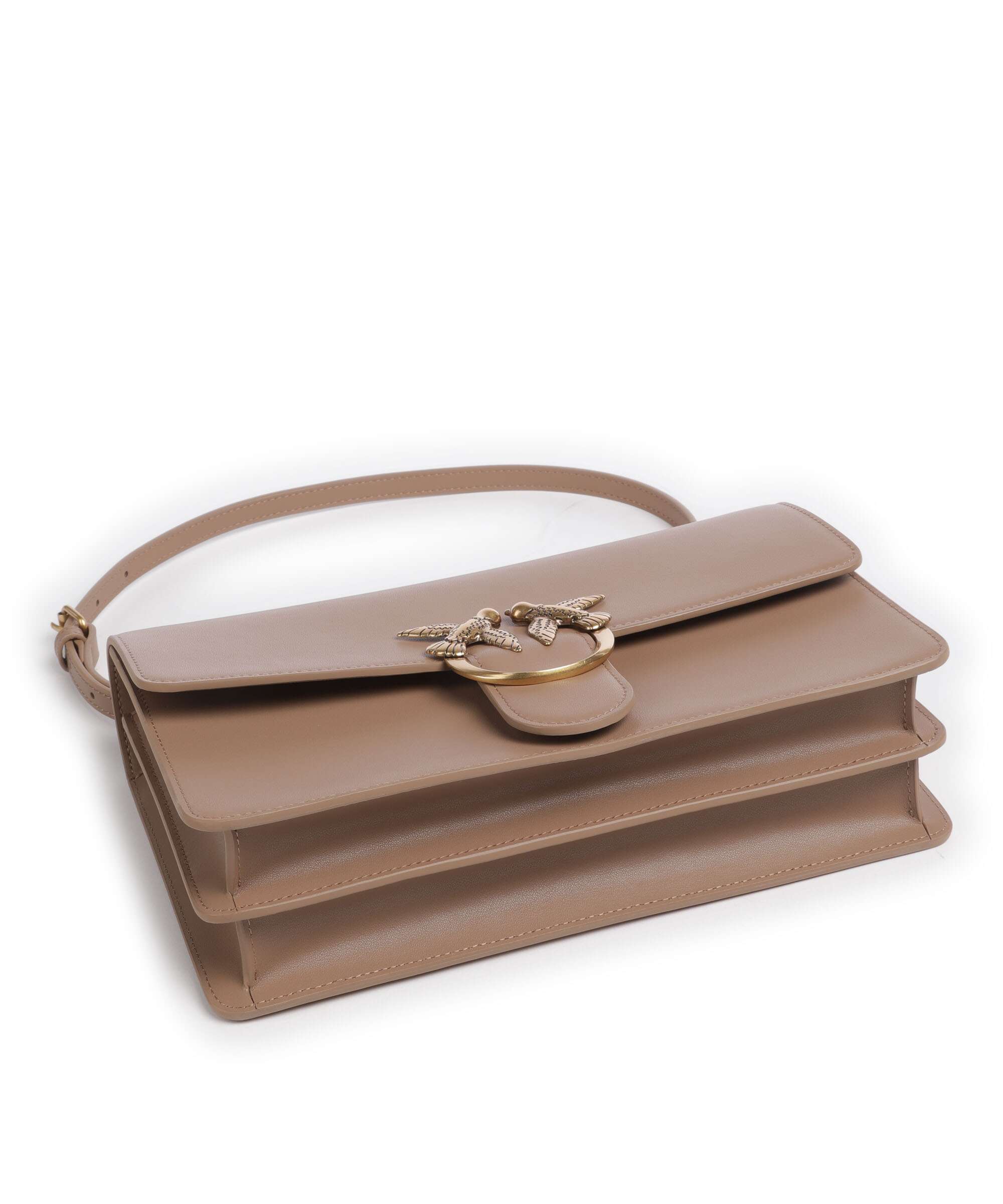 Pinko Love One Classic Shoulder bag biscotto zenzero