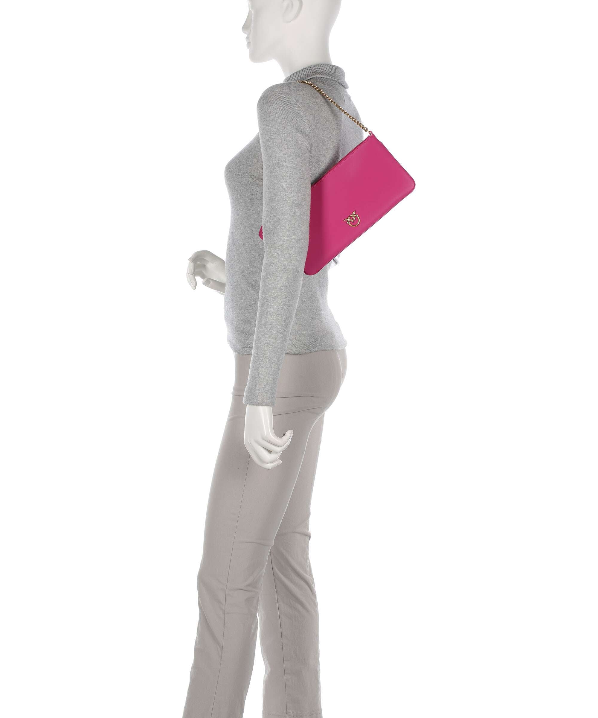 Pinko Flat Horizontal Shoulder bag pink