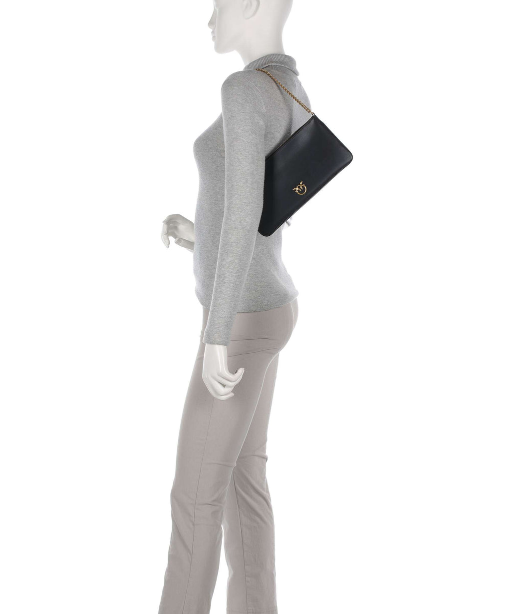 Pinko Flat Horizontal Shoulder bag nero