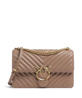 Pinko Love One Classic Axelremsväska biscotto zenzero
