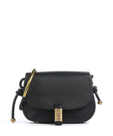 Pinko Saddle Mini Crossover väska nero/antique gold
