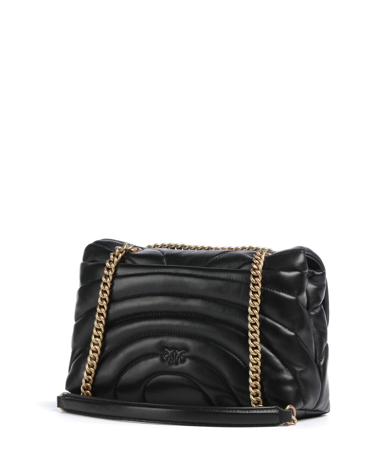 Pinko Love Puff Classic Shoulder bag nero/antique gold