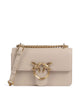 Pinko Love One Mini Axelremsväska beige/grigio fumo/antique gold