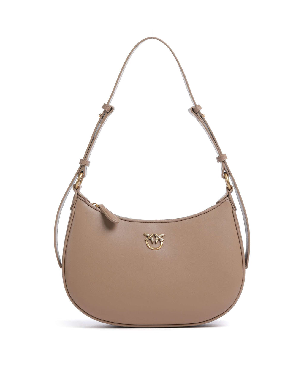 Pinko Half Moon Mini Shoulder bag biscotto zenzero/antique gold