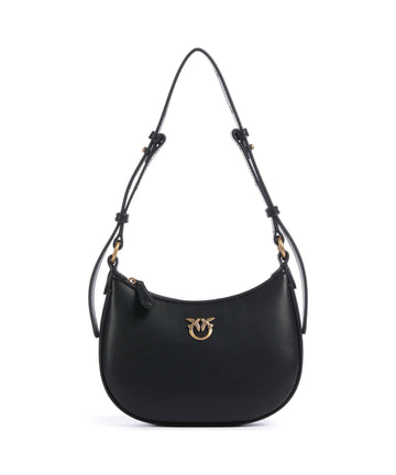 Pinko Half Moon Baby Axelremsväska nero/antique gold
