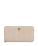 Pinko Ryder Plånbok beige/grigio fumo/antique gold