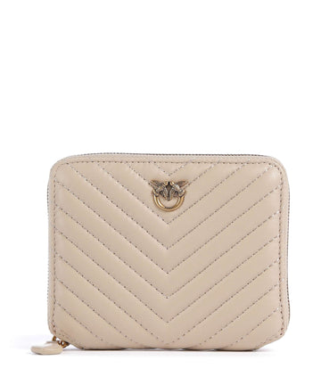 Pinko Taylor Plånbok beige/grigio fumo/antique gold