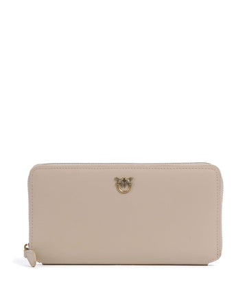 Pinko Ryder Plånbok beige/grigio fumo/antique gold