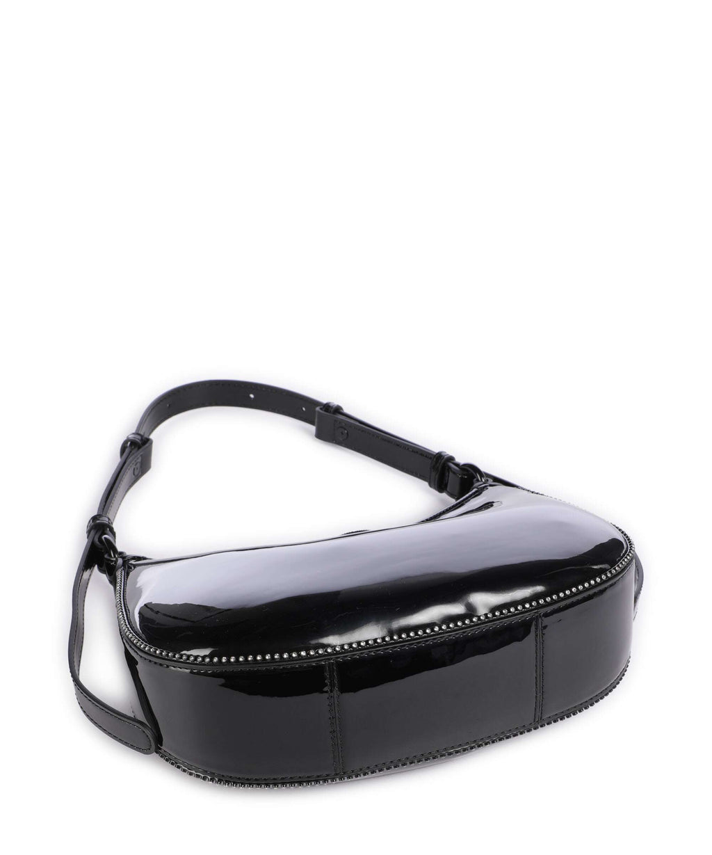 Pinko Half Moon Mini Shoulder bag nero limousine