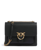 Pinko Love Soft Big Axelremsväska nero/antique gold
