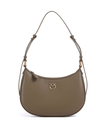 Pinko Half Moon Mini Axelremsväska scricciolo/antique gold