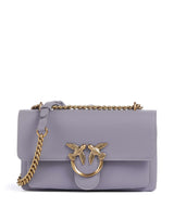 Pinko Love Soft Mini Axelremsväska cenerre viola/antique gold