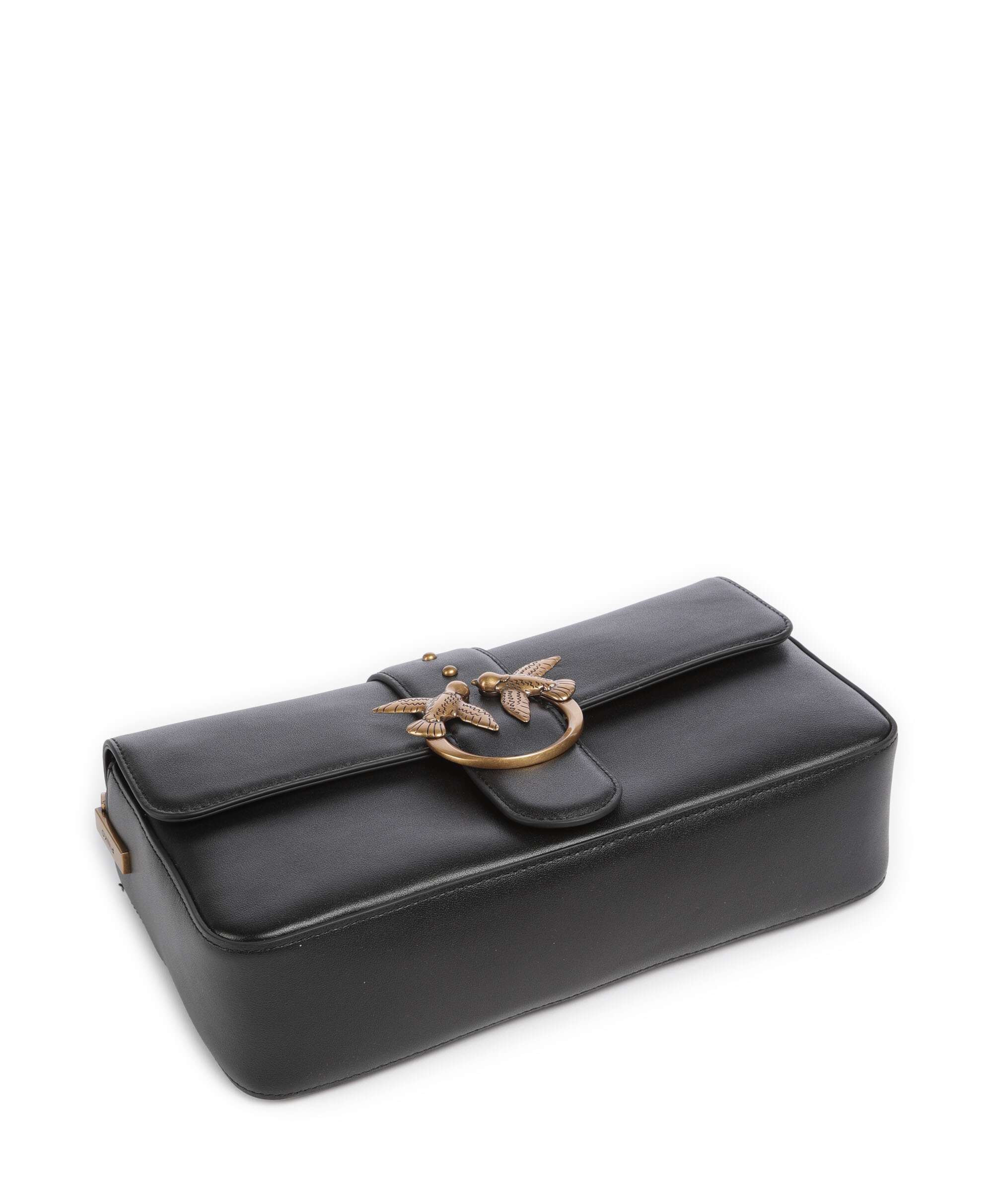 Pinko Love One Classic Slouchy Shoulder bag nero/antique gold