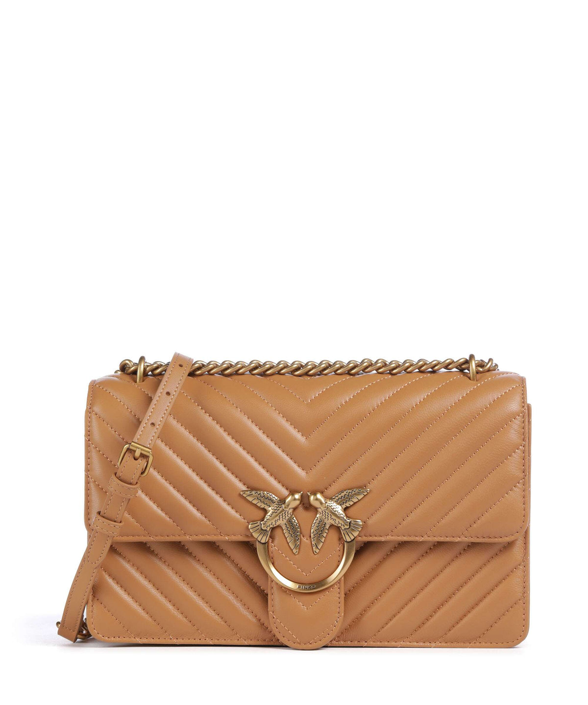 Pinko Love One Classic Shoulder bag torrone/antique gold