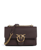 Pinko Love Soft Mini Axelremsväska uva di catawba/antique gold