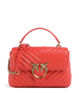 Pinko Love Lady Puff Mini Handväskor rosso mandarino/antique gold