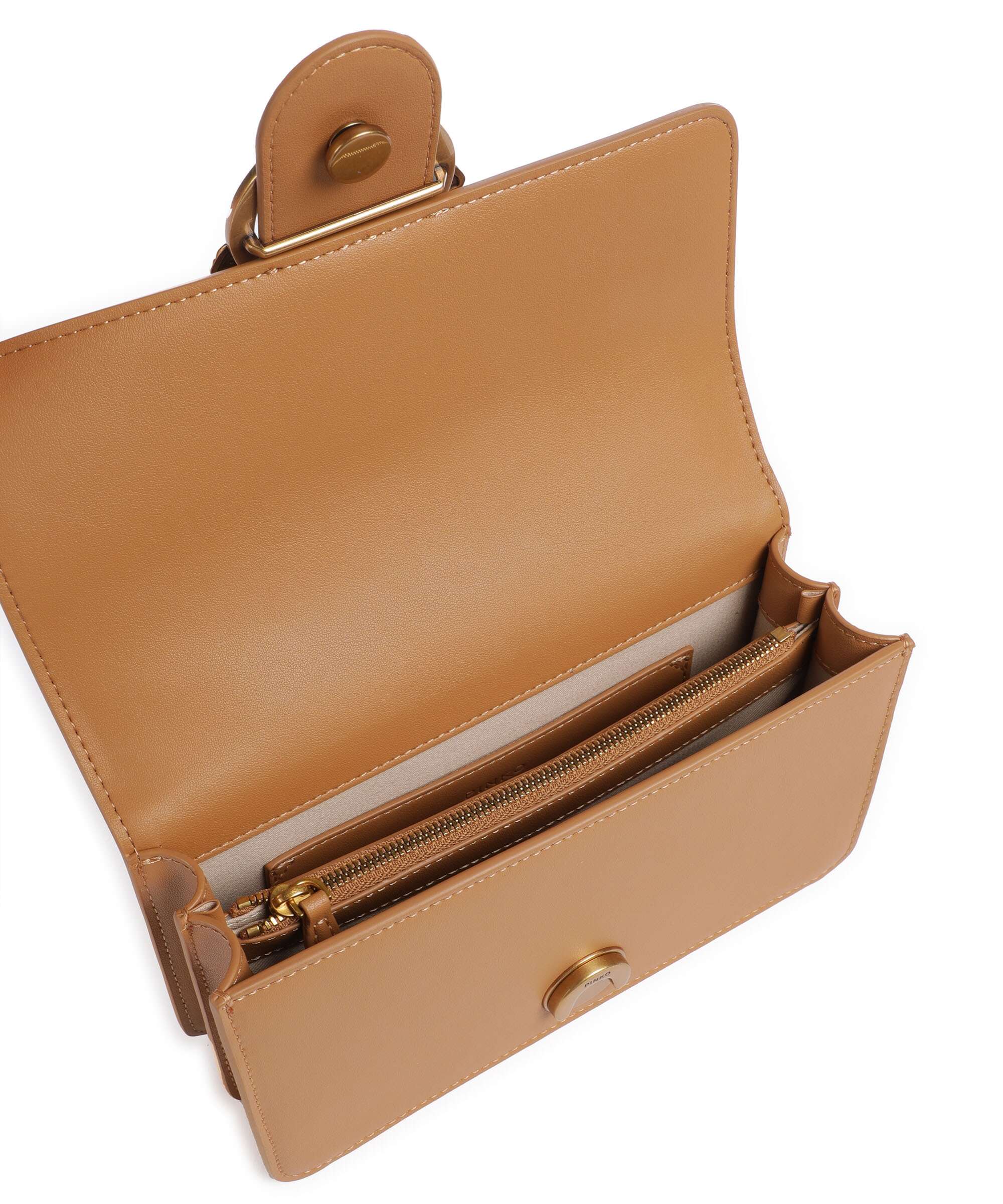 Pinko Love One Mini Crossbody bag torrone/antique gold